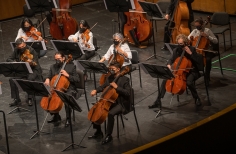 La Orquesta Filarmónica Juvenil de la OFB en vivo.