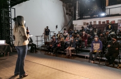 Encuentro de formación con artistas del espacio público
