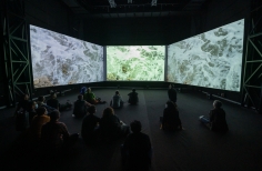 Inauguración videoinstalación Mojana - Ciclo Rosa 