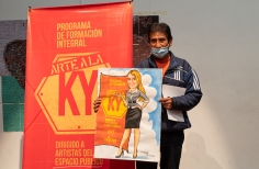 Clausura programa de formación Arte a la KY 