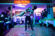 Salsa al Parque llegó a Casa de Citas