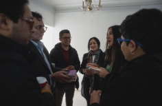 Visita Alejandro Gaviria Castillo de las Artes