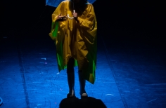 Artista en escenario