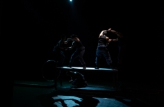 Artista en escenario