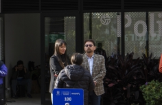 Director del Idartes y secretaria de cultura.
