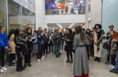Liz Callejas en palabras de inauguración de la exposición Laberinto.