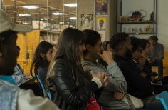 Asistentes en el seminario de la 7.a muestra afro 2022.