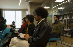 Asistentes en el seminario de la 7.a muestra afro 2022.