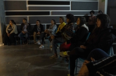 Asistentes del taller de Bullerengue en la 7.a muestra afro 2022.