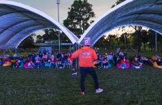 Olímpica estéreo en Cinemateca al parque Puente Aranda.