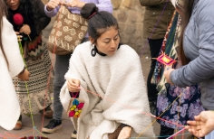 Feria de tejido de mujeres rurales en Usme