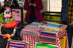 Feria de tejido de mujeres rurales en Usme