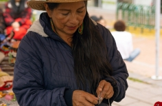 Feria de tejido de mujeres rurales en Usme