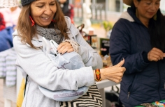 Feria de tejido de mujeres rurales en Usme