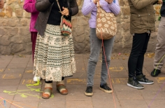 Feria de tejido de mujeres rurales en Usme
