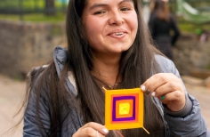 Feria de tejido de mujeres rurales en Usme