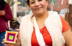 Feria de tejido de mujeres rurales en Usme