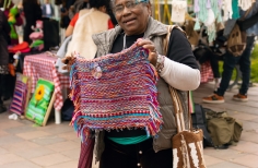 Feria de tejido de mujeres rurales en Usme