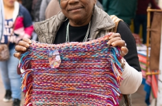 Feria de tejido de mujeres rurales en Usme