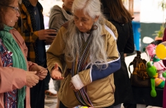 Feria de tejido de mujeres rurales en Usme