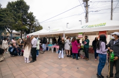 Feria de tejido de mujeres rurales en Usme