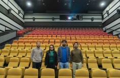 Gerente de las artes audiovisuales, equipo cinemateca y curadores del Ciclo Horizontes 2023.