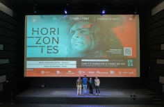 Gerente de las artes audiovisuales, equipo cinemateca y curadores del Ciclo Horizontes 2023.