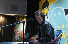 Conservatorio del lanzamiento del catálogo razonado con Hugo Chaparro.
