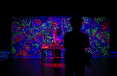 Performance durante la Toma Rosa 2023