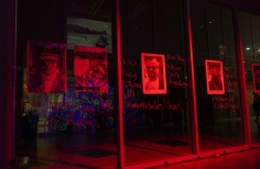 Performance durante la Toma Rosa 2023