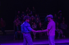 Performance durante la Toma Rosa 2023