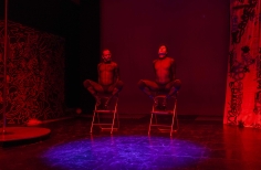 Performance durante la Toma Rosa 2023