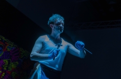 Performance durante la Toma Rosa 2023