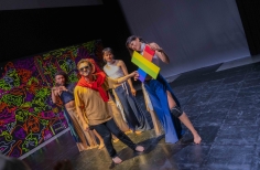 Performance durante la Toma Rosa 2023