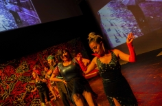 Performance durante la Toma Rosa 2023