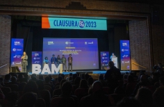 Entrega de estímulos por parte de la gerencia de artes audiovisuales en el BAM 2023