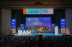 Entrega de estímulos por parte de la gerencia de artes audiovisuales en el BAM 2023