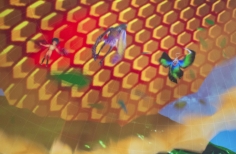 Franja de proyección fulldome - Materialidades Digitales