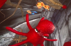 Franja de proyección fulldome - Materialidades Digitales