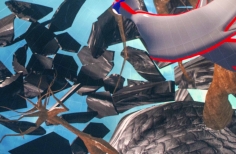 Franja de proyección fulldome - Materialidades Digitales