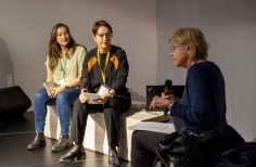Charla María Clara Parias, Ana Roda Libro al viento Filbo - Corferias