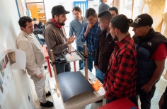 visita a grabar el contenido de redes sociales de mayo - Hospital Santa Clara