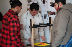 visita a grabar el contenido de redes sociales de mayo - Hospital Santa Clara