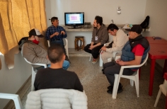 visita a grabar el contenido de redes sociales de mayo - Hospital Santa Clara