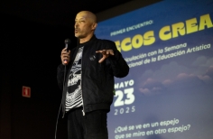 Cubrimiento Semana Internacional de la Educación Artística CREA lugar SALA GAITAN