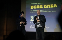 Cubrimiento Semana Internacional de la Educación Artística CREA lugar SALA GAITAN