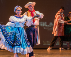 pareja adulto mayor en danza