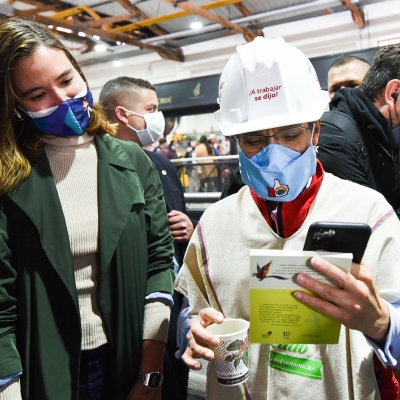 Visita alcaldesa Claudia López - Galeria Santa fe