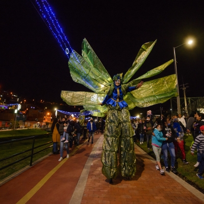 En Navidad Bogota Brilla, Parque Illimaní.