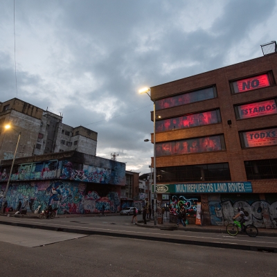 Bogotrash en el Festival de las Artes Valientes.